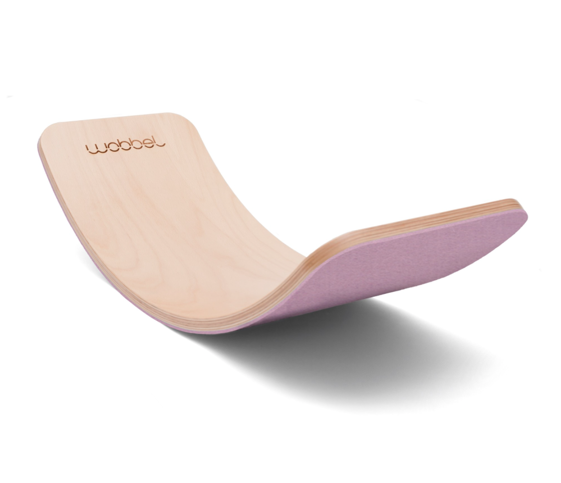 Wobbel Pro Blank gelakt incl vilt - wilde rozen