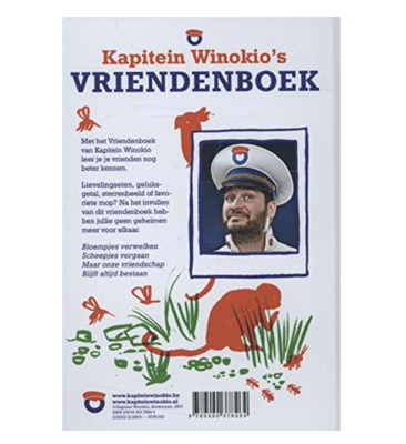 Kapitein Winokio Vriendenboek