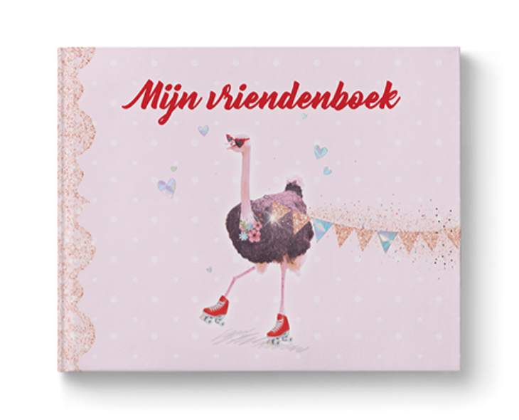 Vriendenboek Struisvogel