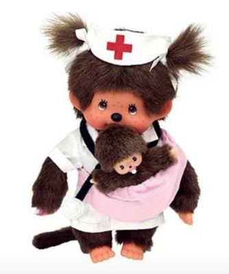 Monchhichi 20cm - verpleegster