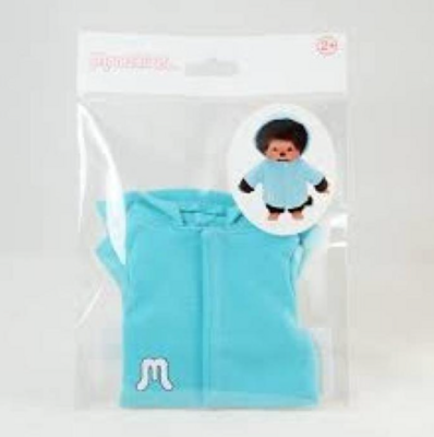 Monchhichi Fashion Blauwe Parka Met Capuchon