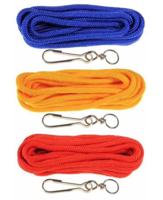 Springtouw 5 meter - geel