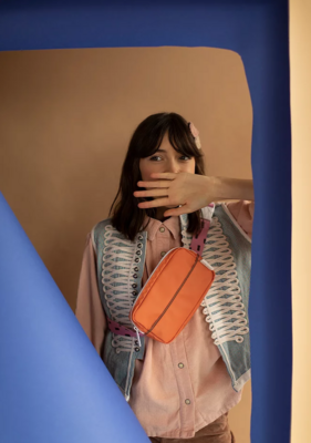 Fanny pack sprinkles - carrot orange + bubbly pink + syrup brown
