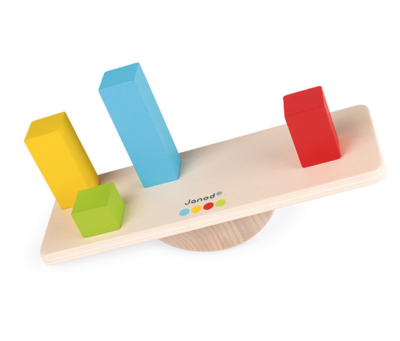 Balansspel met gewichten