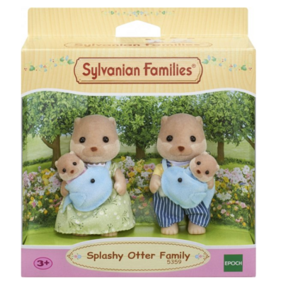 Splashy otterfamilie