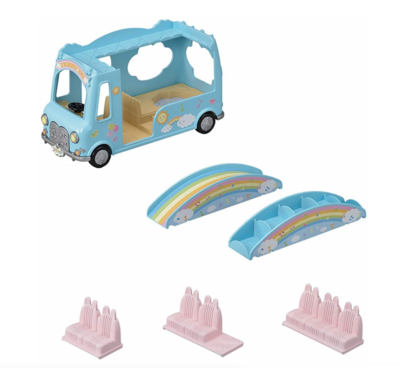 Regenboog babybus