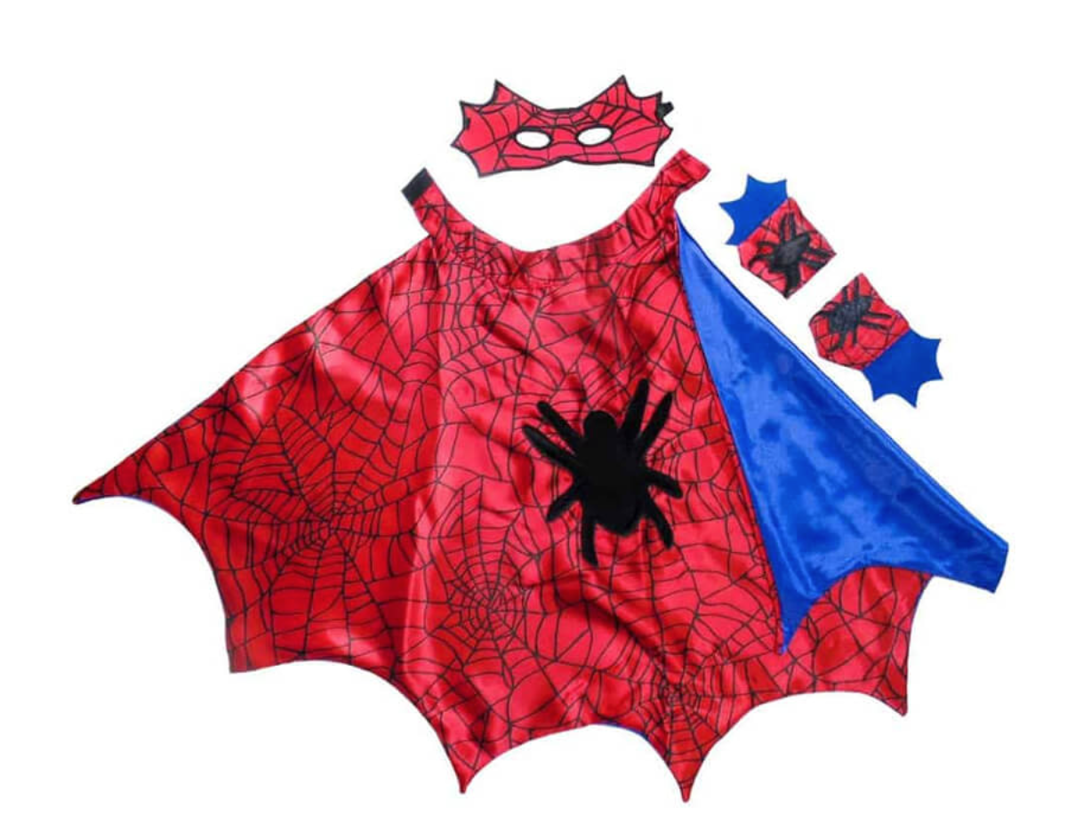 Spiderman cape set 3-4 jaar