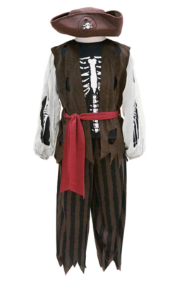 Piraten kostuum set 5-6 jaar