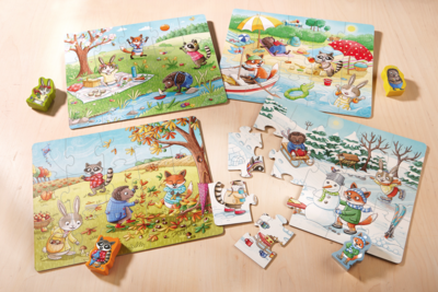 Puzzels De Seizoenen 4x15 stuks