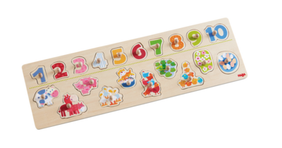 Houten puzzel - Beestachtig telplezier