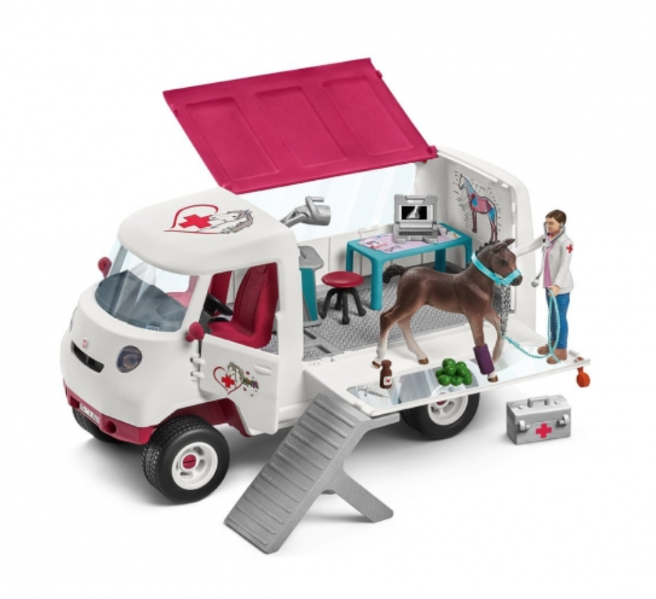 Schleich - Mobiele dierenarts met veulen