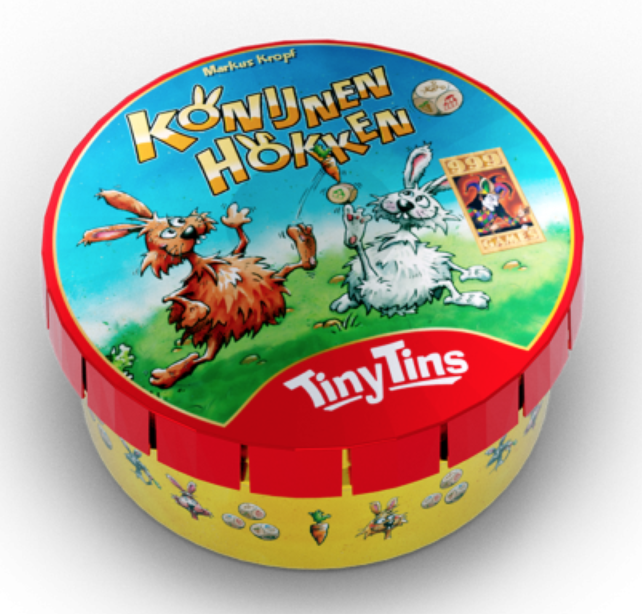 Tiny Tins - Konijnenhokken - Dobbelspel