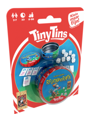 Tiny Tins - Regenwormen  - Dobbelspel