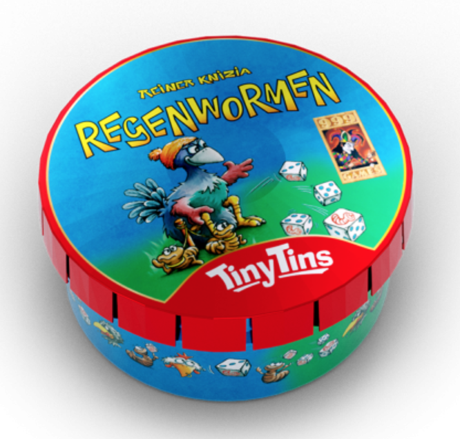Tiny Tins - Regenwormen  - Dobbelspel