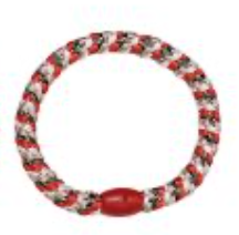 Haarelastiek/armband - donker rood