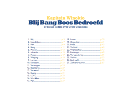 Blij Bang Boos Bedroefd met CD