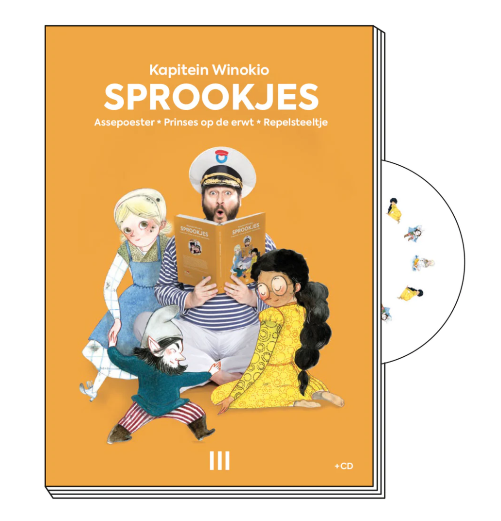 Sprookjes: Assepoester, Prinses op de erwt en Repelsteeltje met CD