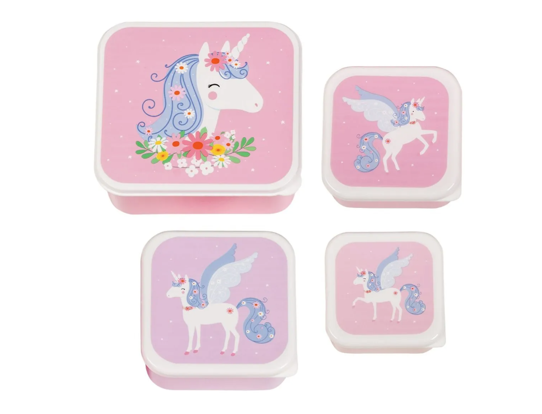 Lunch &amp; snack box set: Eenhoorn