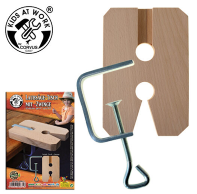 Figuurzaagplank met klem