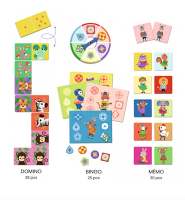 Bingo-Mémo-Domino