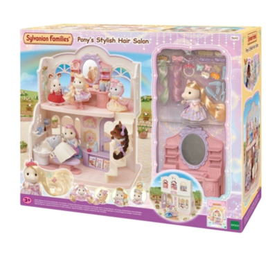 Sylvanian Families Pony&#39;s Stylish Hair Salon