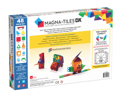 Magna-tiles Clear Colors 48 st