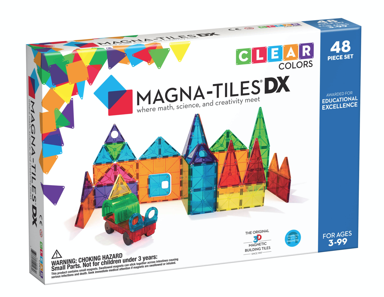 Magna-tiles Clear Colors 48 st