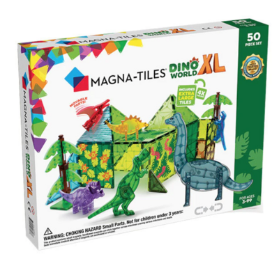 Magna-Tiles Dino World XL – 50 stuks