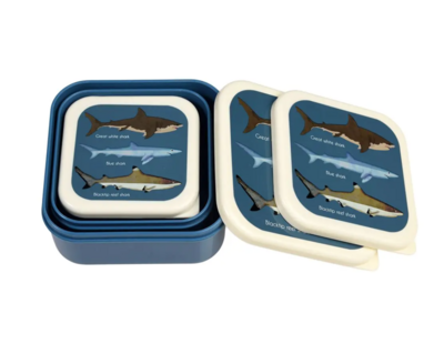 Snackdoosjes  Sharks - Set van 3