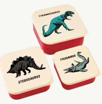 Snackdoosjes  Prehistoric Land - Set van 3