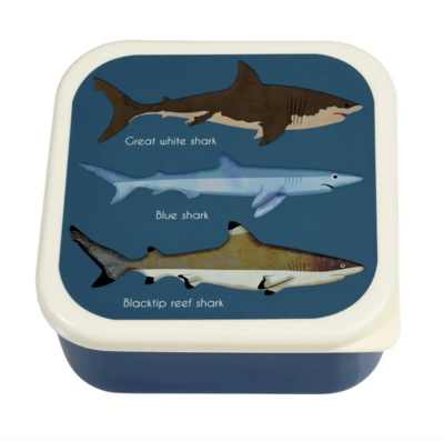 Snackdoosjes  Sharks - Set van 3