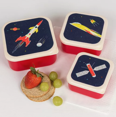 Snackdoosjes  Space Age - Set van 3