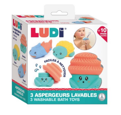 Ludi - 3 wasbare sproeiers