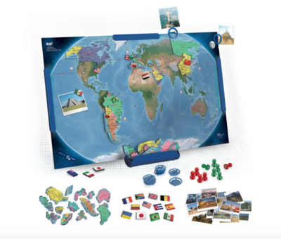 Buki - Magnetische wereldkaart