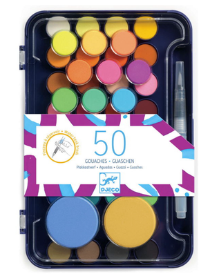 Waterverf set 50 kleuren