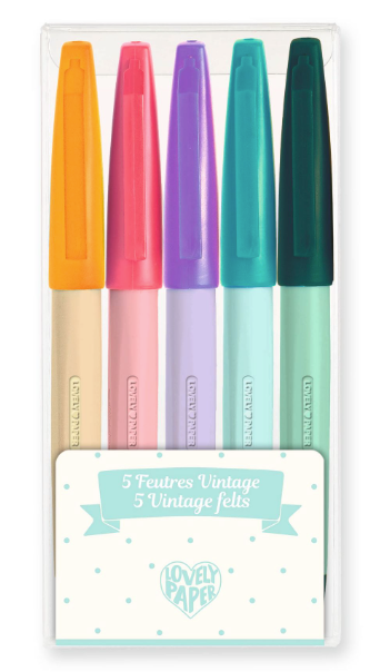 5 Vintage felts