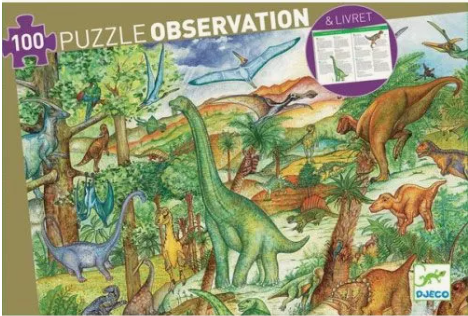 Puzzel Observatie Dinosaurussen 100 stuks