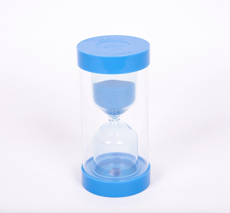 Tickit KleurBright Sand Timer 5 Minuten - Blauw