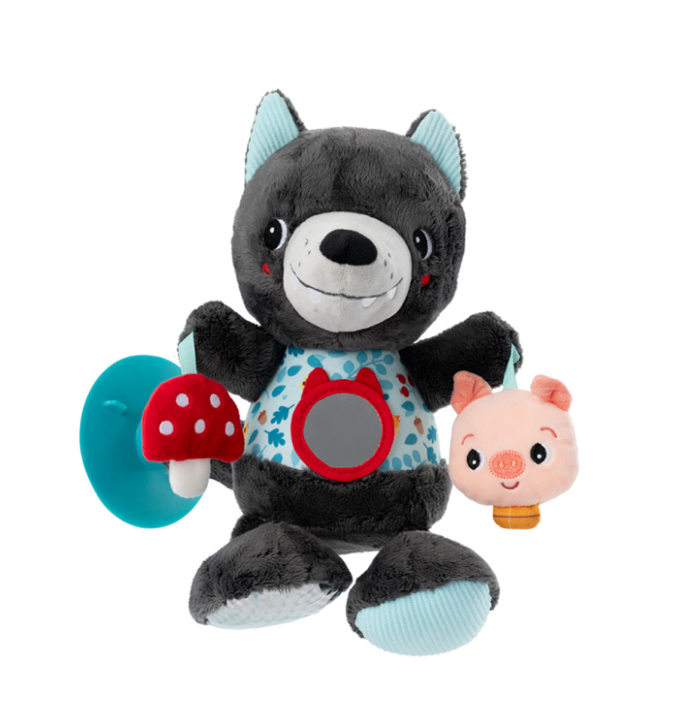 Louis de Wolf nomadische activiteitenknuffel