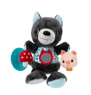 Louis de Wolf nomadische activiteitenknuffel
