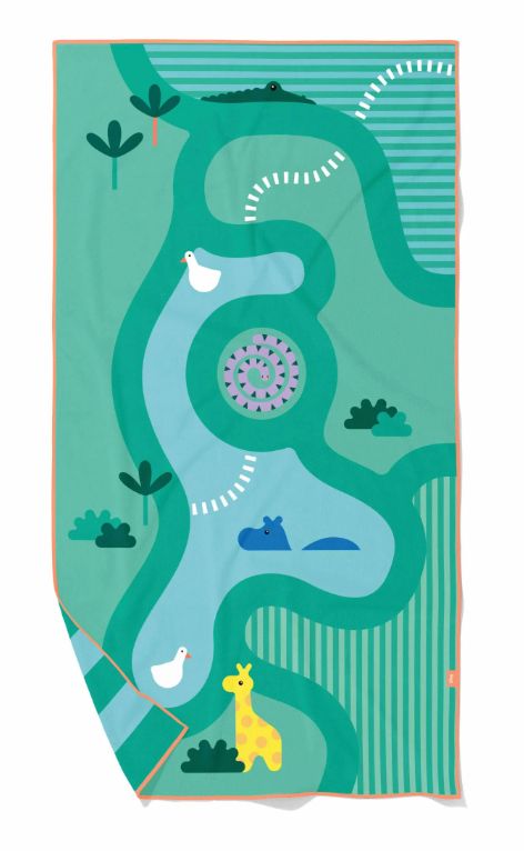 Speelhanddoek - Safari 140x70 cm