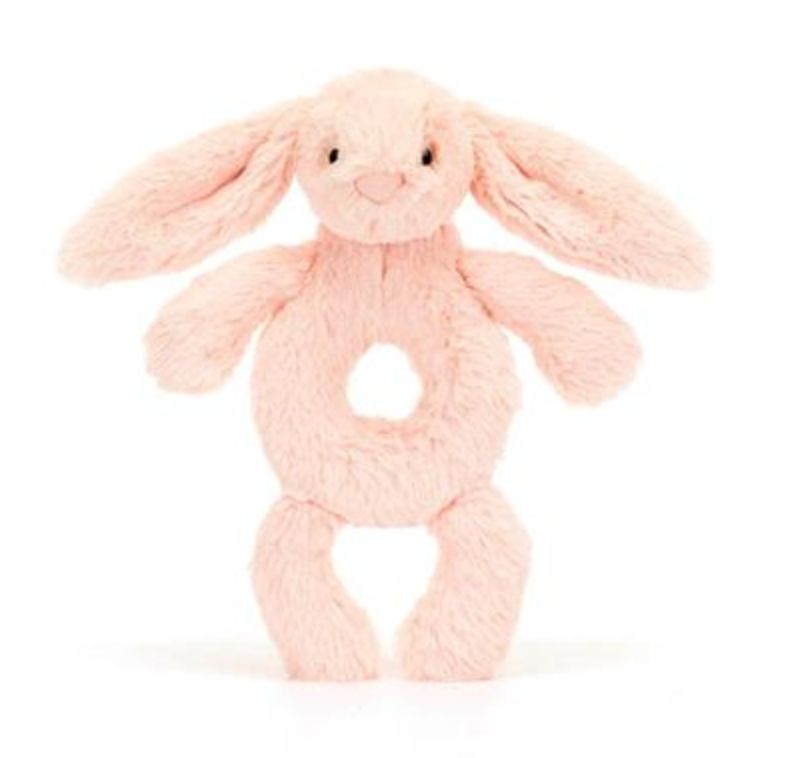Bashful Blush Bunny Ring Rattle
