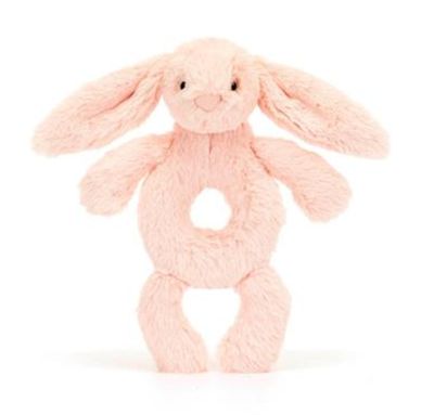 Bashful Blush Bunny Ring Rattle