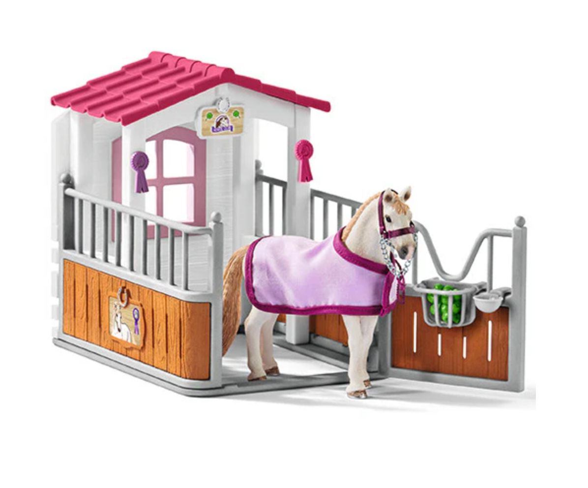 Schleich Horse Club Paardenbox met paard