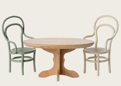 Maileg Vintage chair, Mouse - Mint