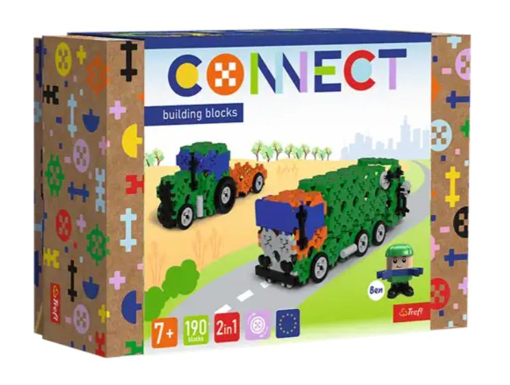 Connect Vuilniswagen/Tractor - 190 onderdelen