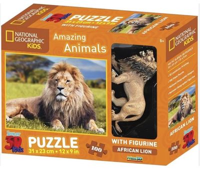 National Geographic Kids - puzzel Leeuw