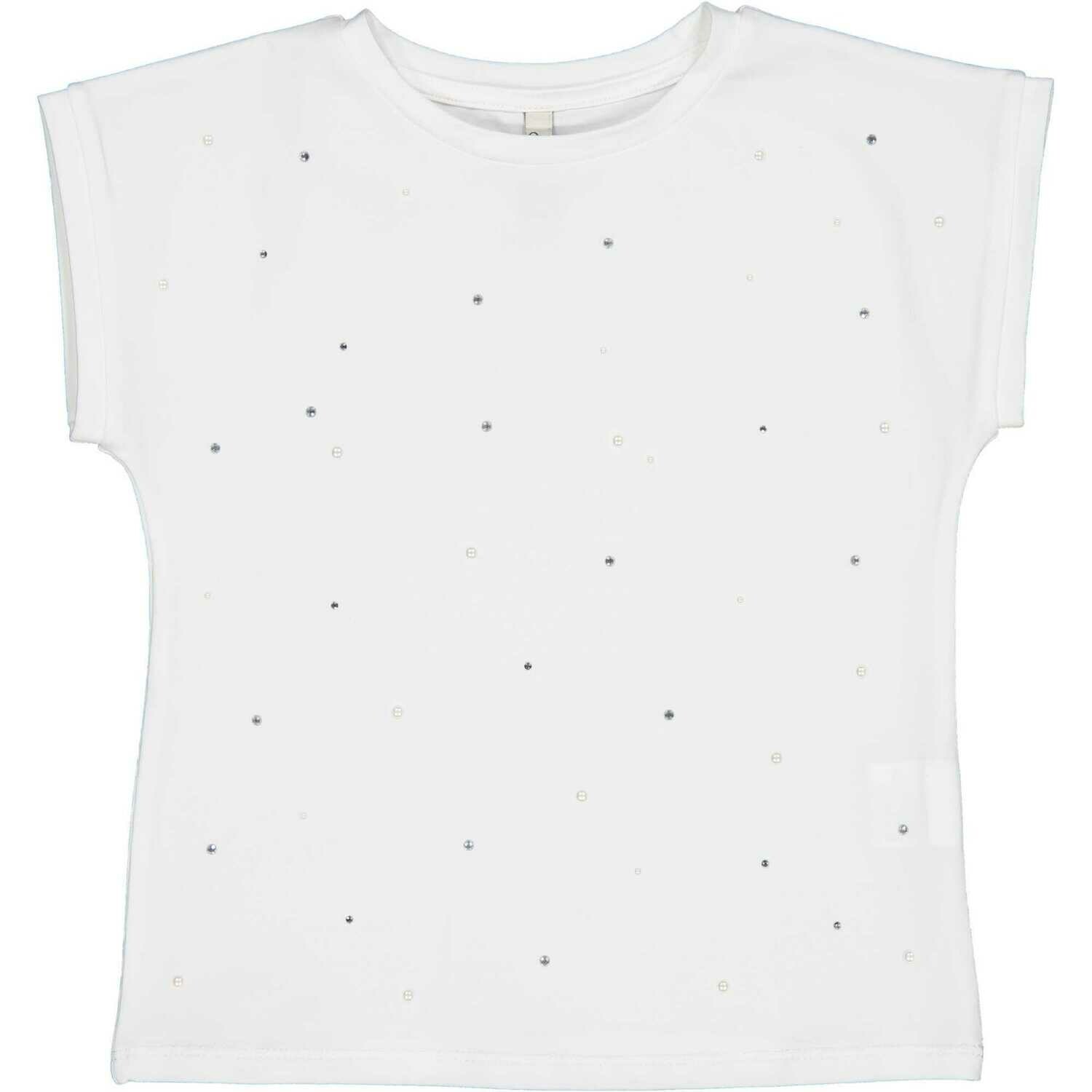 T-shirt white diamond