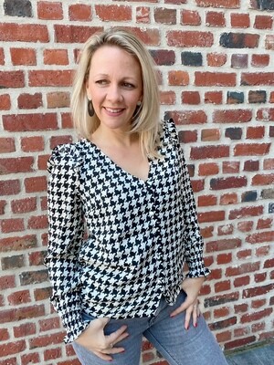 Jolie checked blouse