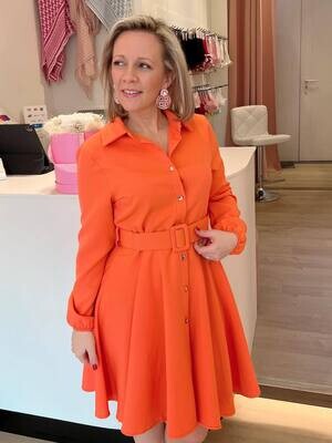 Astrid dress orange